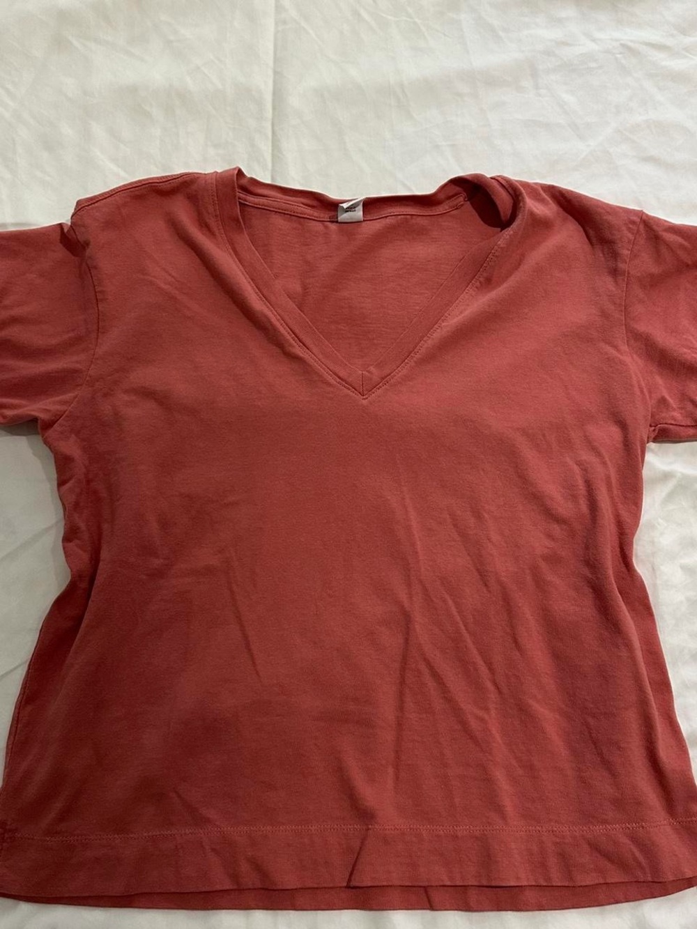 Old Navy Women's V-Neck Short Sleeve Tee - Terracotta